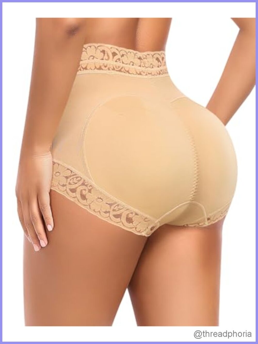 Butt Lifting Panties Padded Underwear Women Booty Pads Lace Shapewear Control